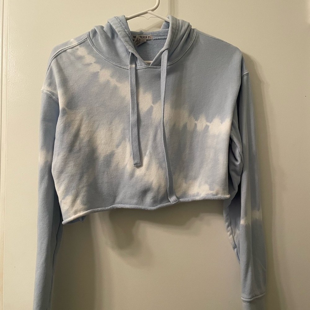 Blue Tie Dye Sweatshirt
